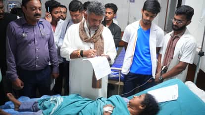 bengaluru wall collapse many dead dk shivakumar visit hospital rain incident pm modi mourns