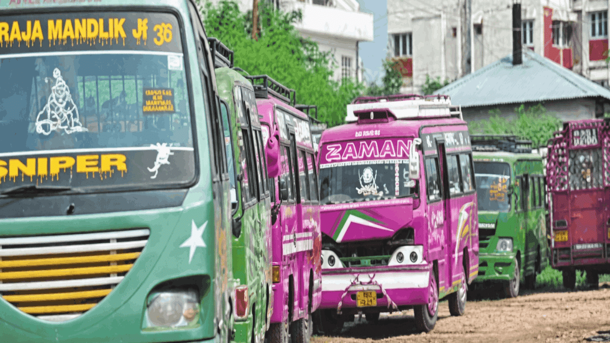 18% Hike in Bus, Taxi, and Auto Fares in Jammu and Kashmir