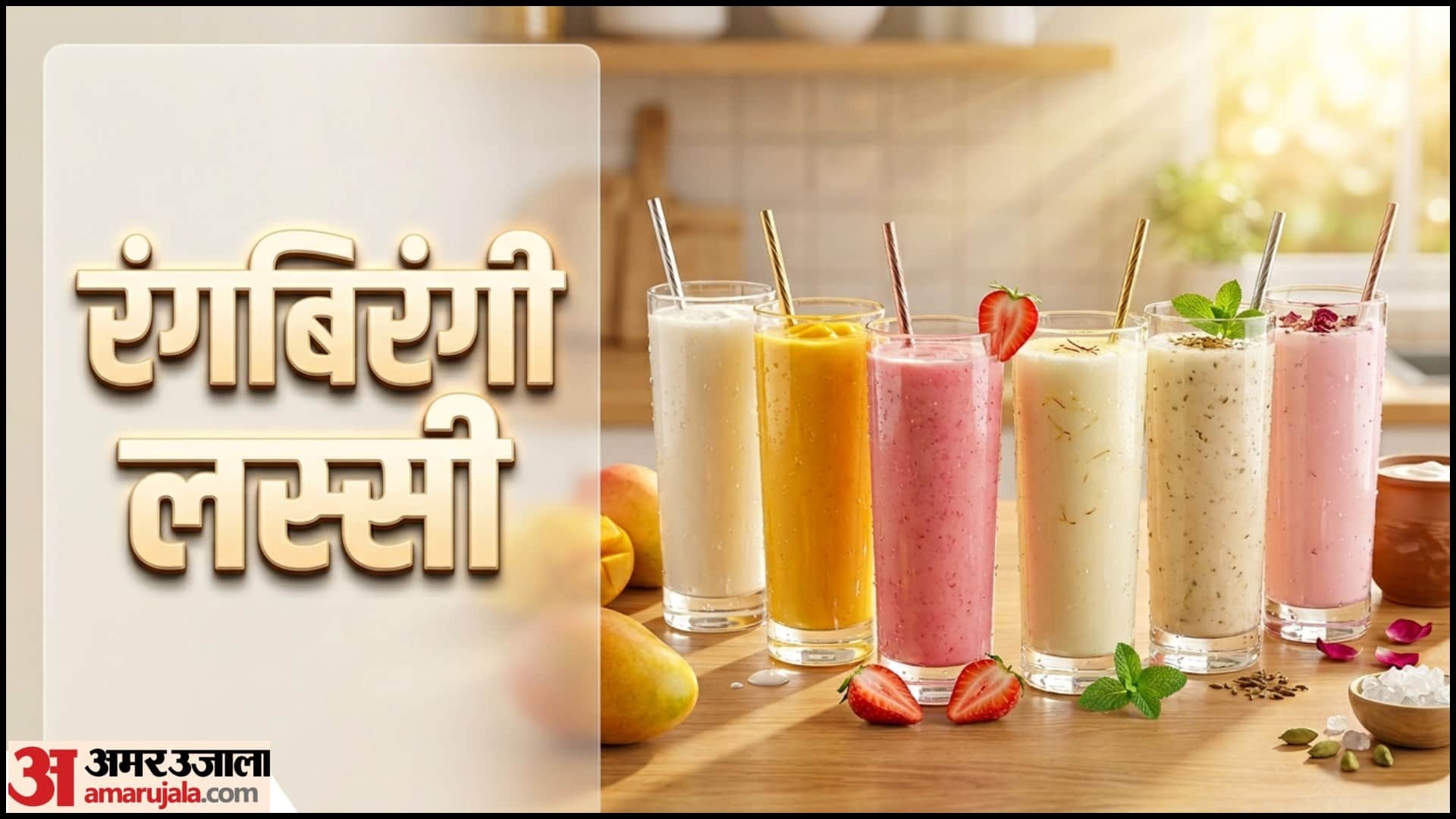 Summer Drink 6 Flavored Lassi Recipes in hindi