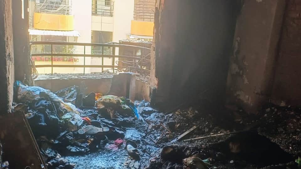 New Twist in Gaur Green Avenue Society Fire and Initial Investigation Rules Out Short Circuit as Cause