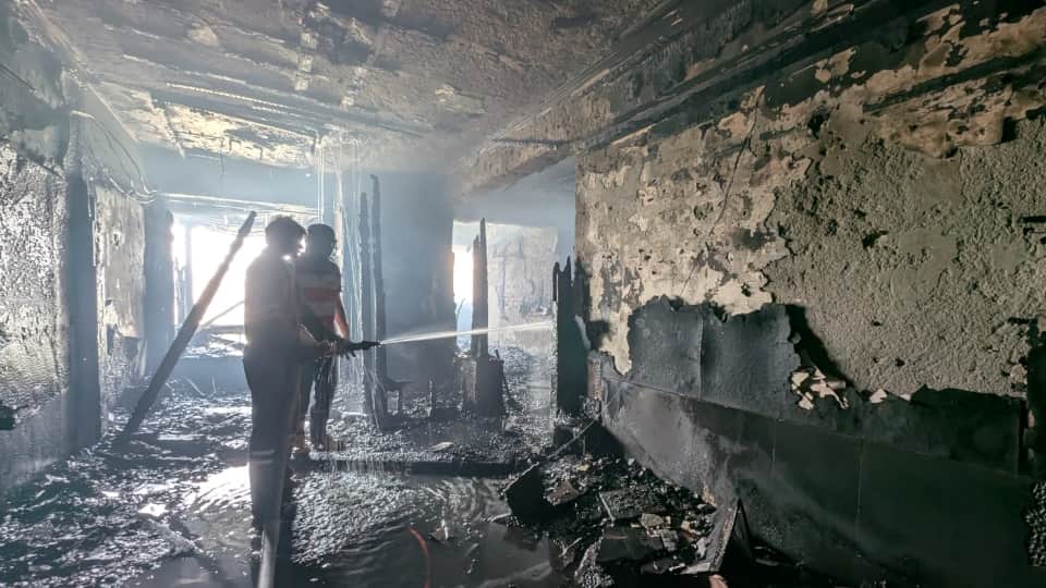 New revela regarding Ghaziabad fire incident Paint and thinner were stored in flat