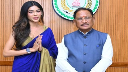 Cg News:मिस इंडिया छत्तीसगढ़ अनुष्का सोन ने Cm से की मुलाकात, विधानसभा सत्र  को बताया प्रेरणादायक - Miss India Chhattisgarh Anushka Son Met The Cm,  Called The Assembly Session ...