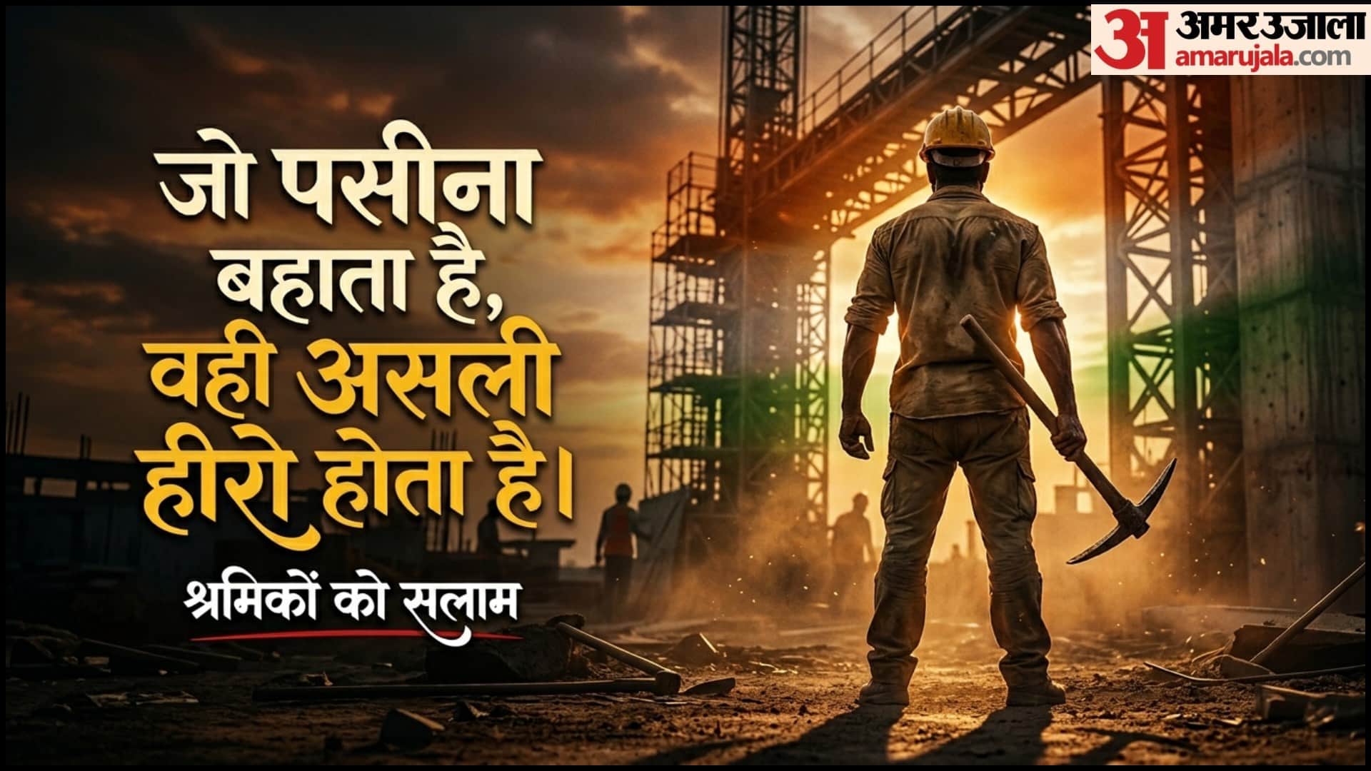 Happy Labour Day Wishes in Hindi Quotes Awareness Messages Slogan Status Images Wallpapers