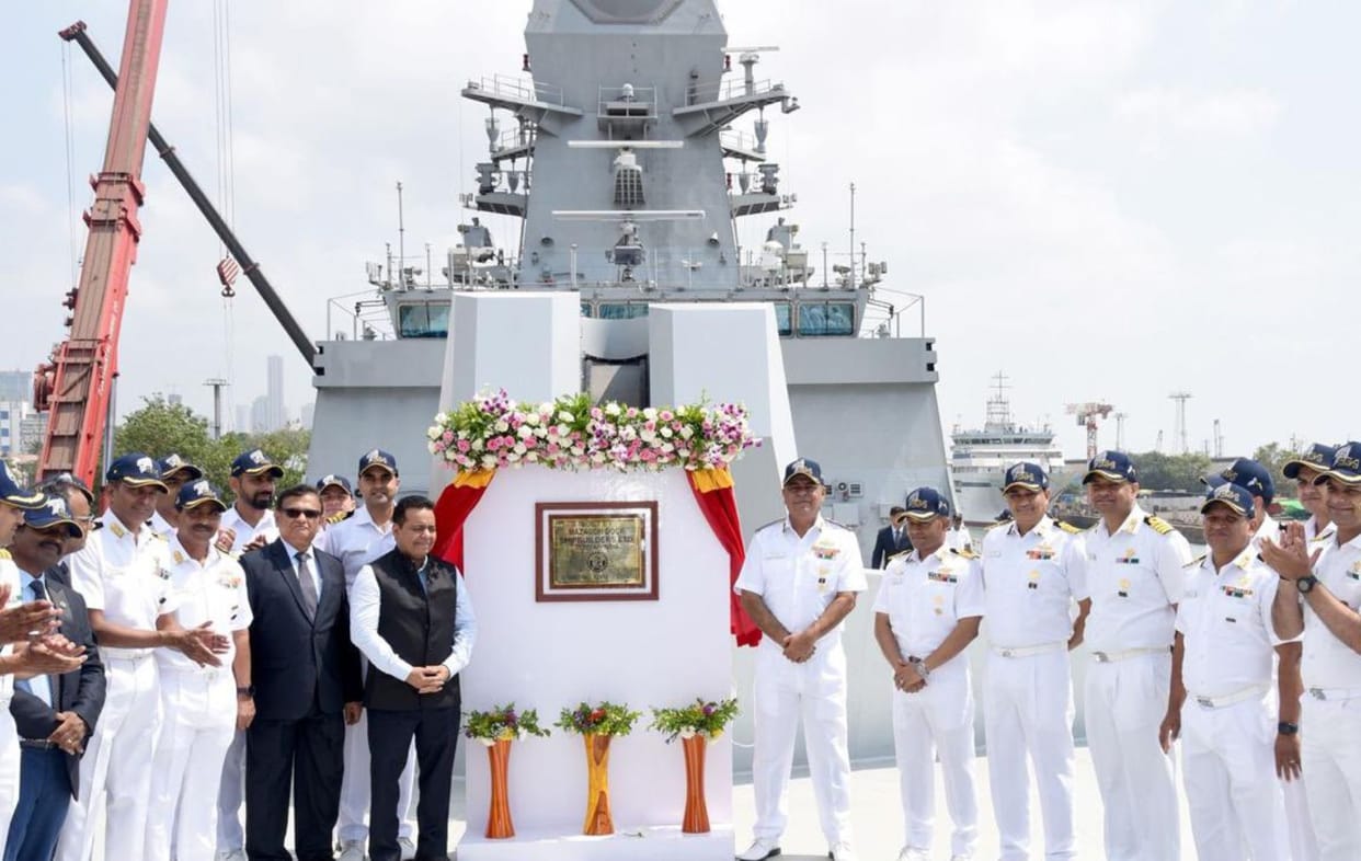 Mahendragiri frigate Indian Navy ships Mazagon Dock Shipbuilders P17A class naval power India