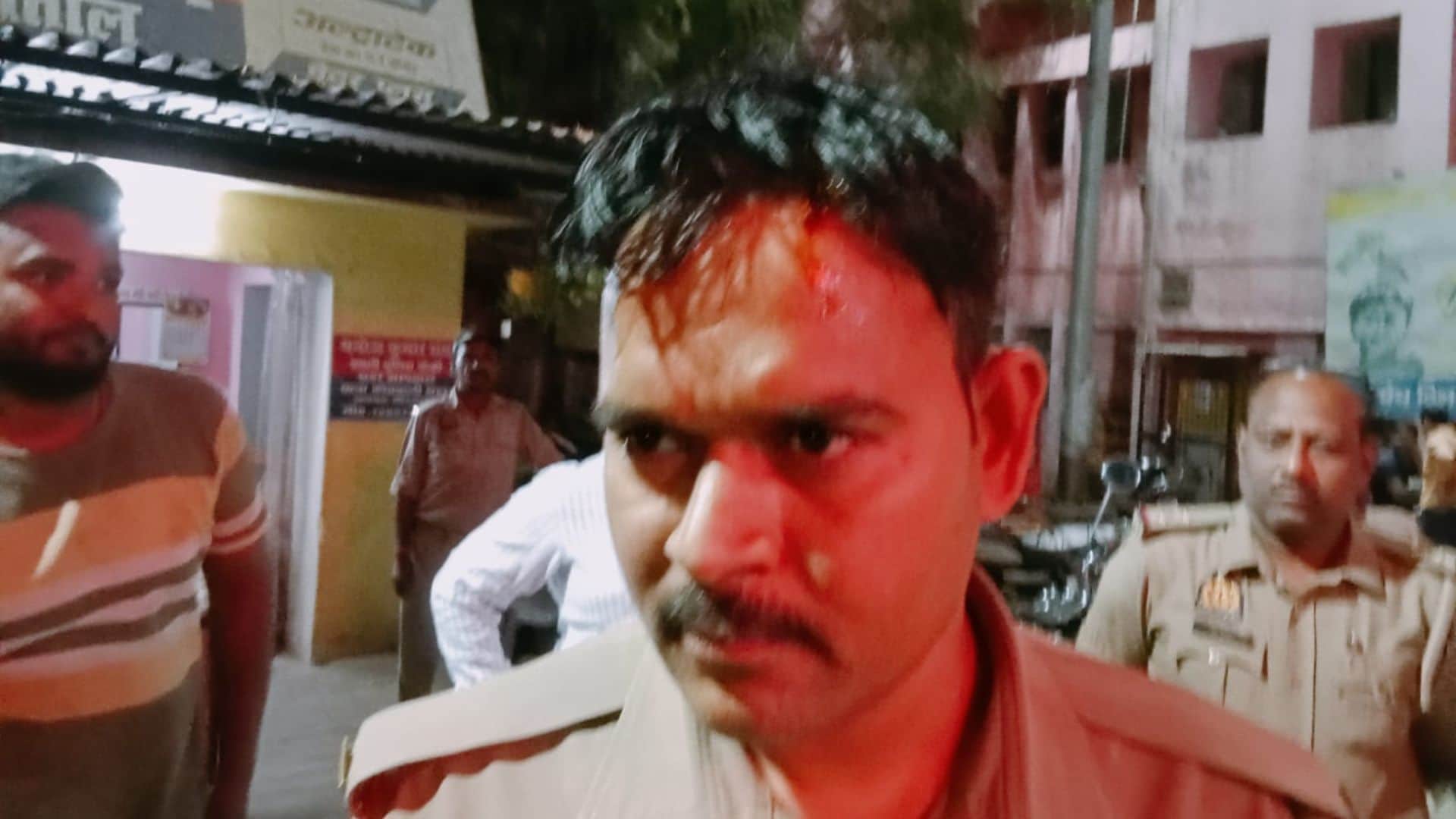 मारपीट में घायल सिपाही