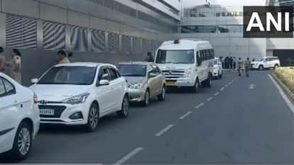 11 Punjabis Deported from Australia Punjab Government Delegation at Delhi Airport to Receive Them