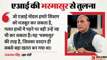 rajnath singh calls ai bhasmasur highlights dual use in defence and security hindi