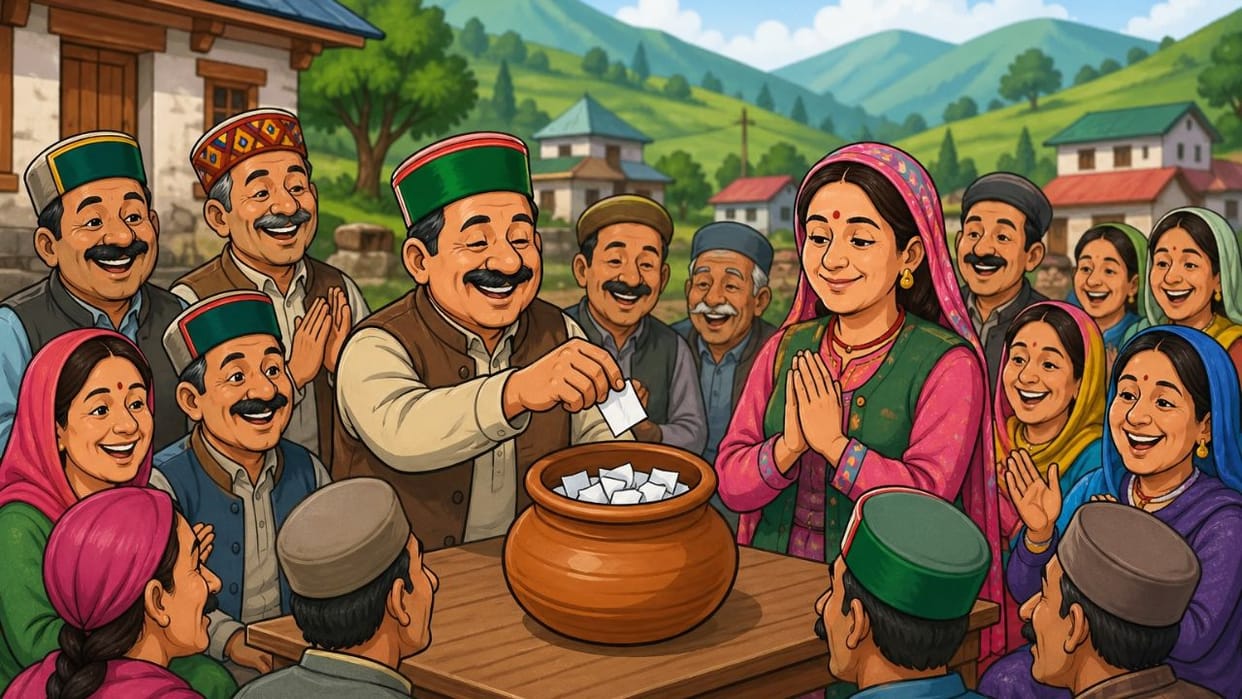 Himachal: In this Sirmour Panchayat, the post of Pradhan is decided not by votes, but by drawing lots.