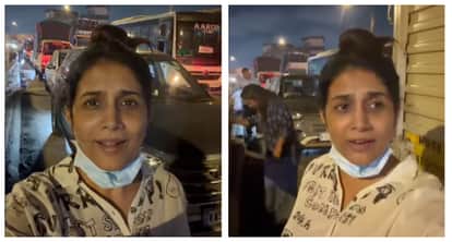 Sonali Kulkarni Stuck In Traffic For 5 Hours Claims Officials share video