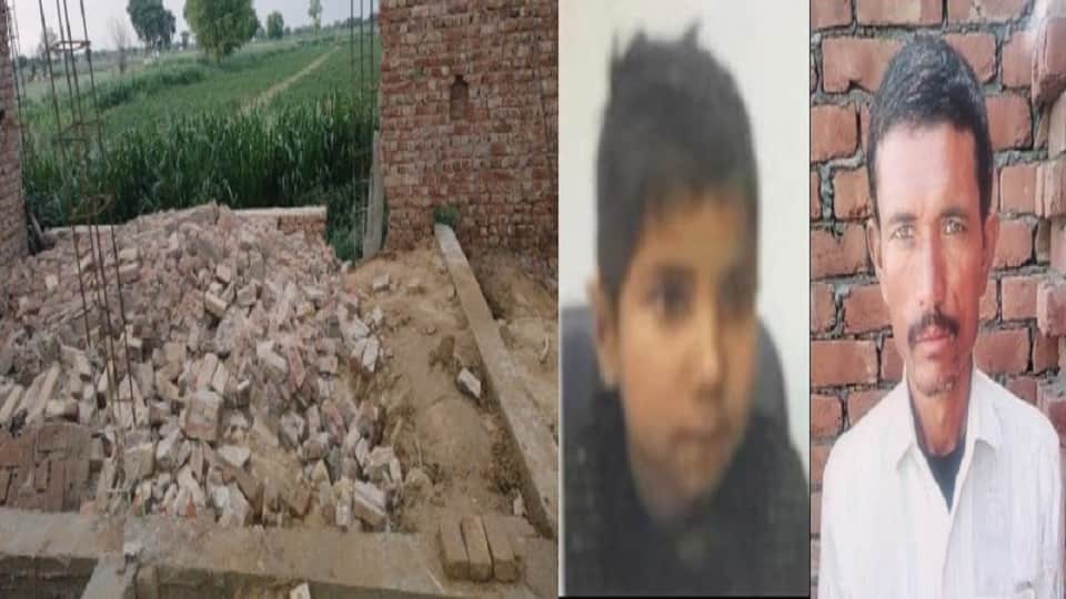 दीवार गिरने से नेहा की मौत, पेड़ के नीचे दबने से खजान सिंह की मौत