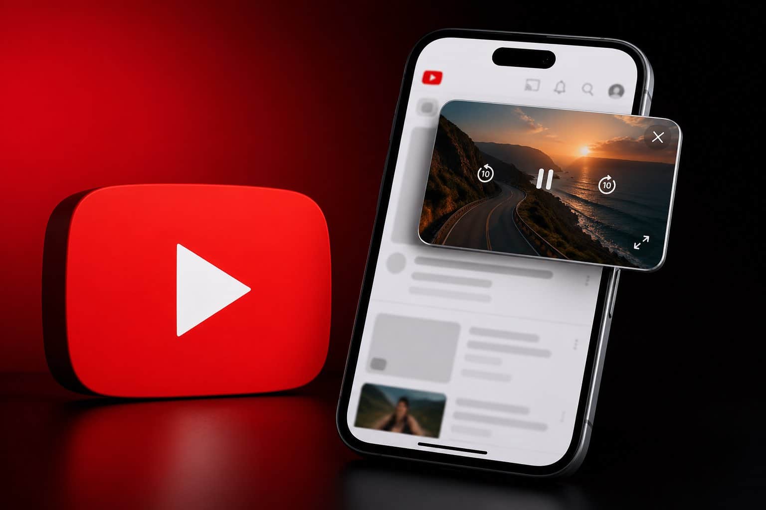 YouTube PiP