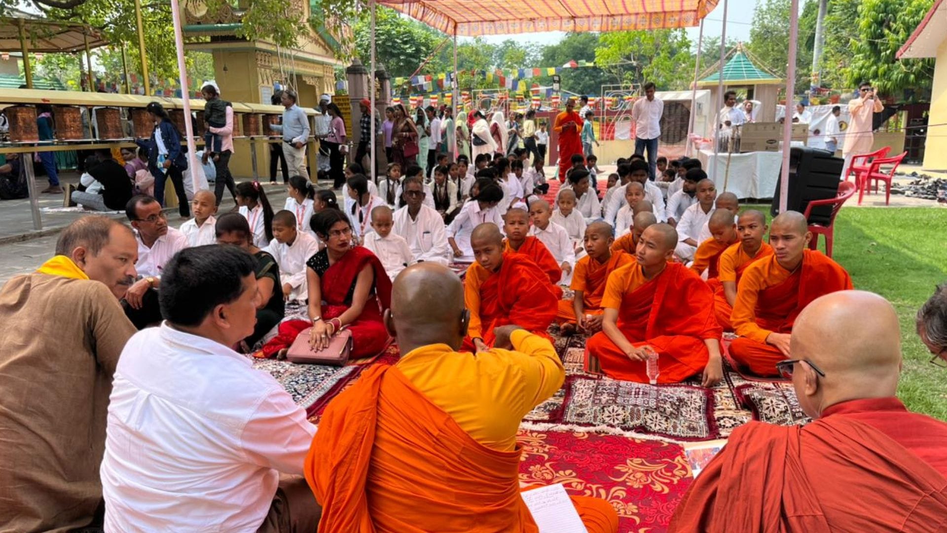 Buddha Purnima 2026: devotees crowd in Sarnath paid homage to sacred relics of Buddha