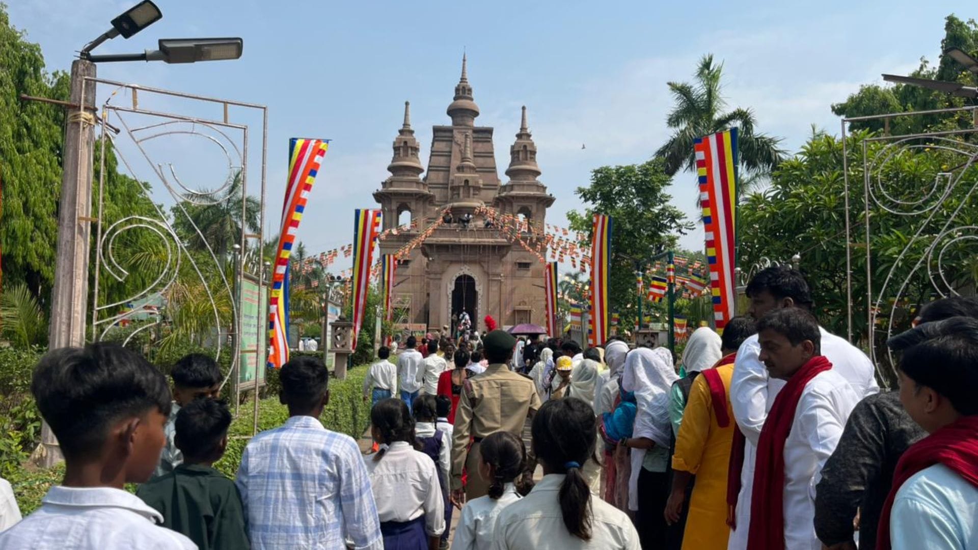 Buddha Purnima 2026: devotees crowd in Sarnath paid homage to sacred relics of Buddha