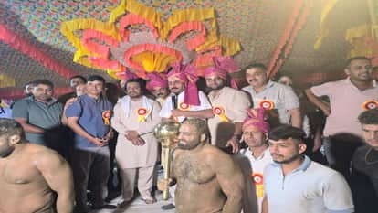 Bilaspur: Foreign Wrestler Hamid Khumani Wins 'Himachal Kesari' Title
