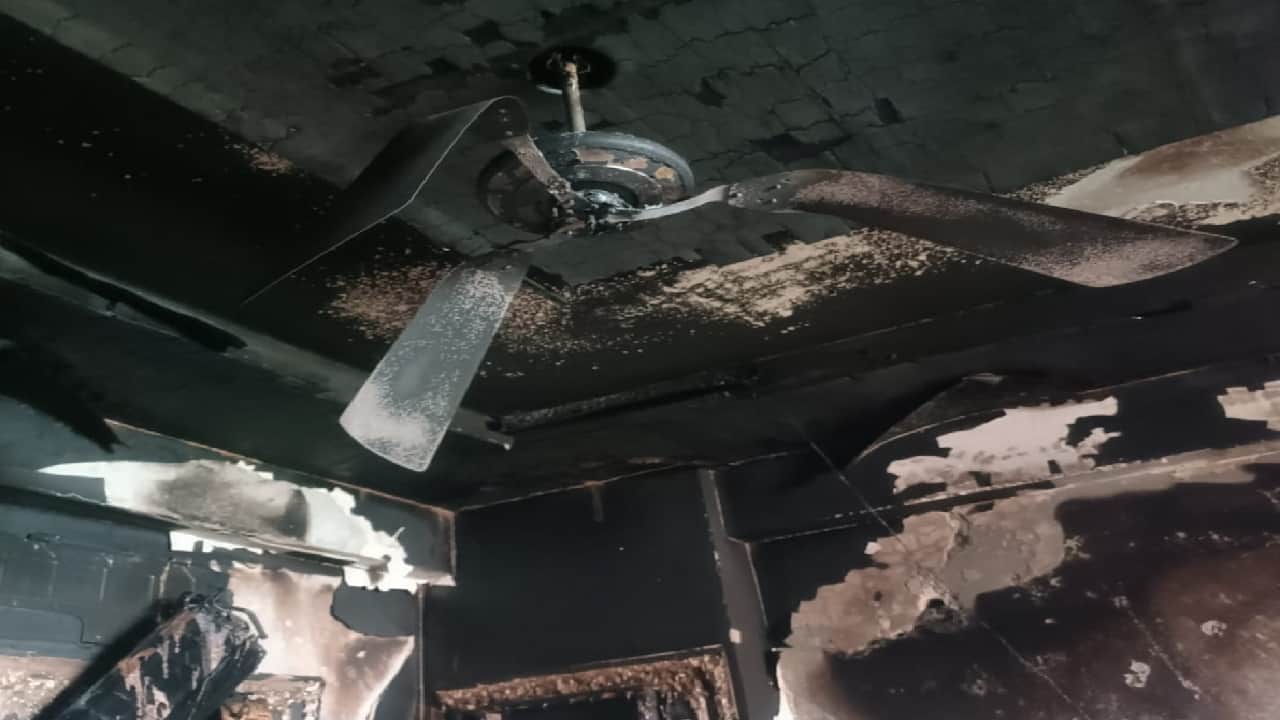 Ghaziabad Fire: Iron rods melt in burnt building of Gaur Green Society