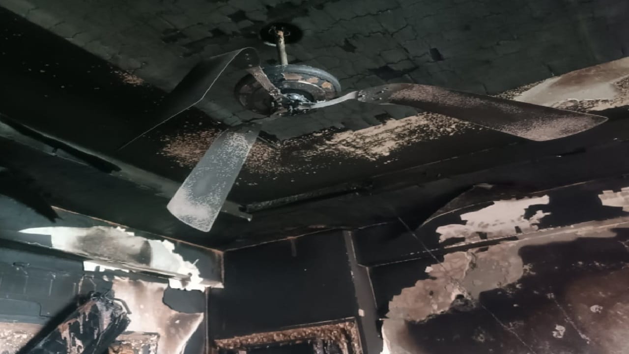 Ghaziabad Fire: Iron rods melt in burnt building of Gaur Green Society