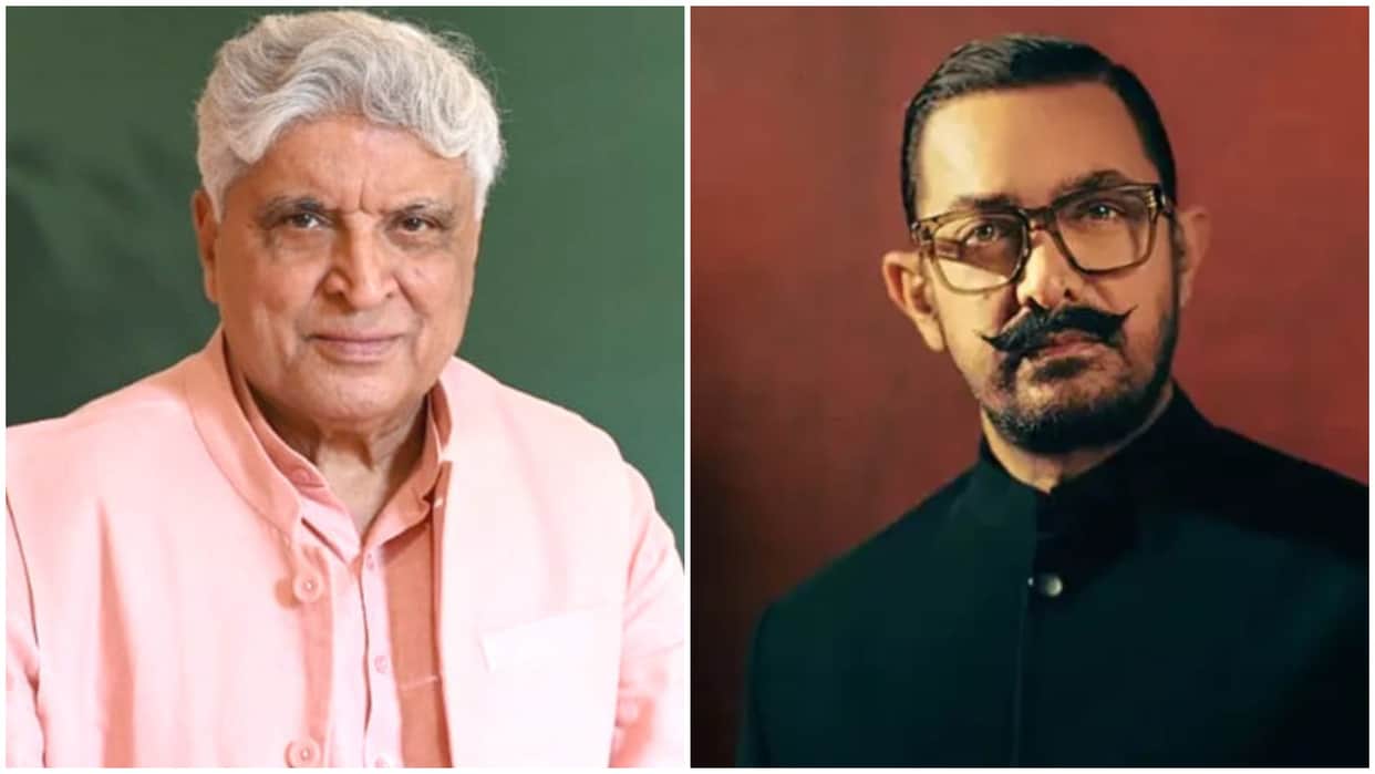Aamir Khan Javed Akhtar and other celebs reached in Spiral Bound program