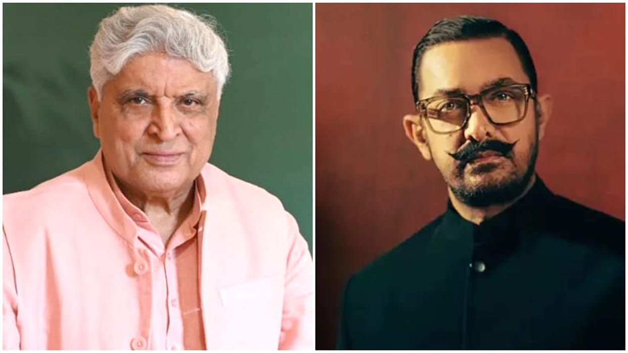 Aamir Khan Javed Akhtar and other celebs reached in Spiral Bound program