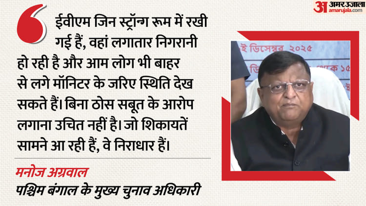 बंगाल में मतगणना: चुनाव आयोग कितना तैयार, सीएम ममता के आक्रामक तेवरों के बीच CEO मनोज अग्रवाल क्या बोले?
