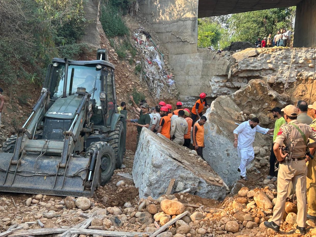 Bridge under construction collapses, many workers feared pressured