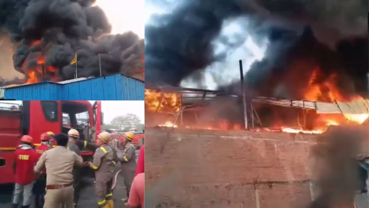 Major fire breaks out in bike parts unit in Kanpur