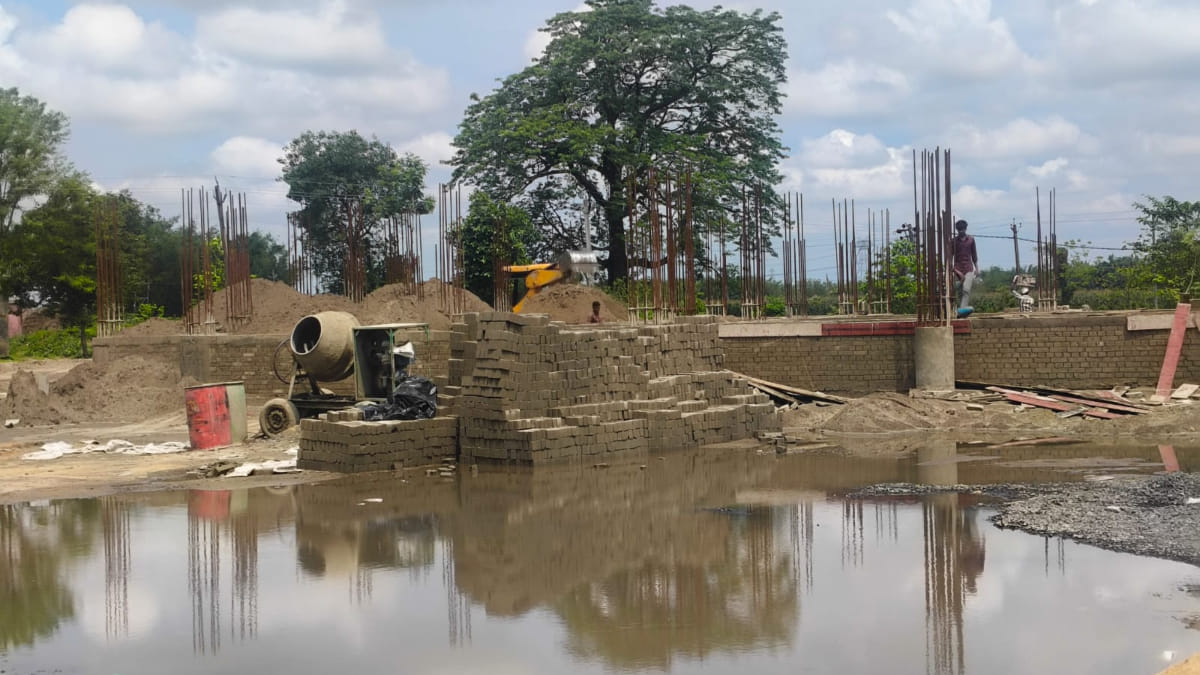 pothia block office construction irregularities kishanganj bihar bdo investigation poor quality work