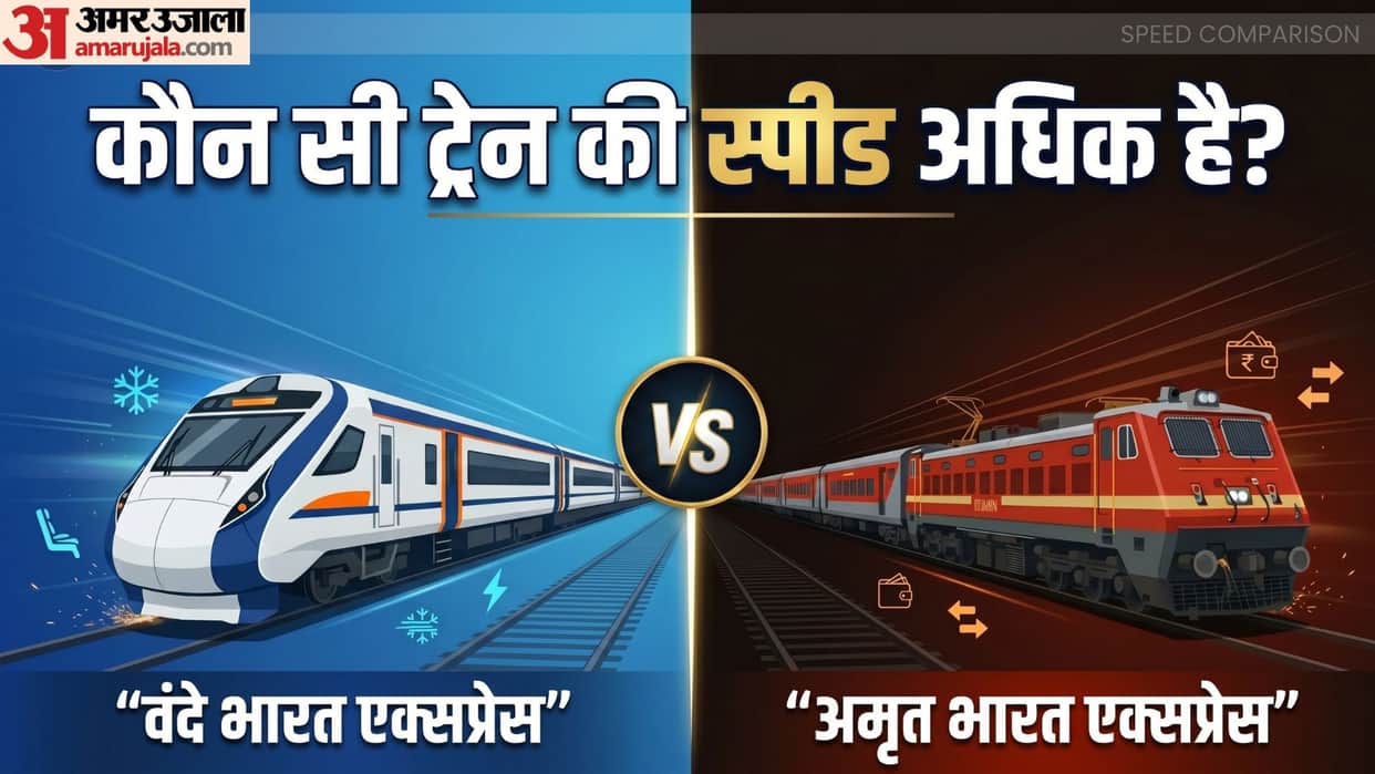 Vande Bharat vs Amrit Bharat: Key Differences, Speed, and Which Train Should You Choose in hindi