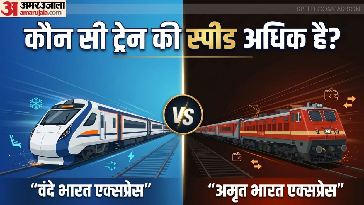 Vande Bharat vs Amrit Bharat: Key Differences, Speed, and Which Train Should You Choose in hindi