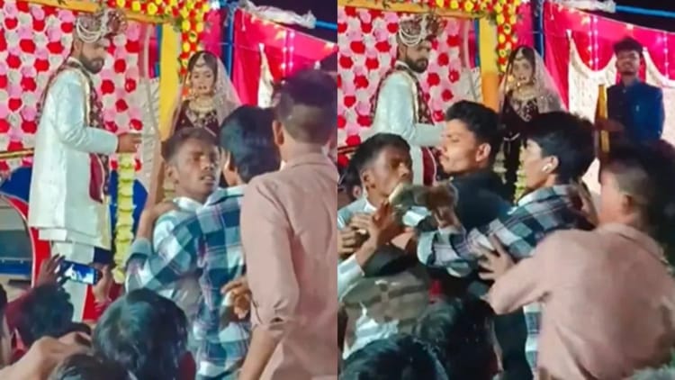 शादी में हुआ ऐसा ड्रामा, स्टेज पर वरमाला लेकर खड़े रह गए दूल्हा-दुल्हन