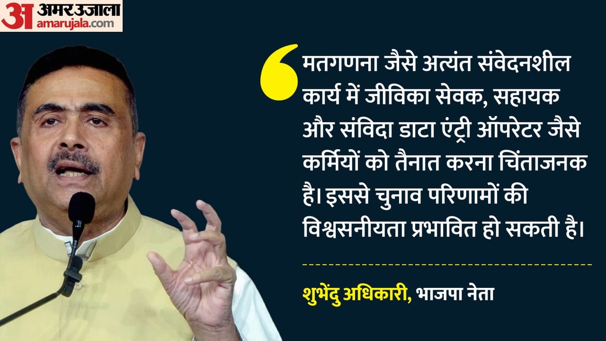 Subhendu raises questions on deployment of contract workers in counting of votes, demands intervention from EC
