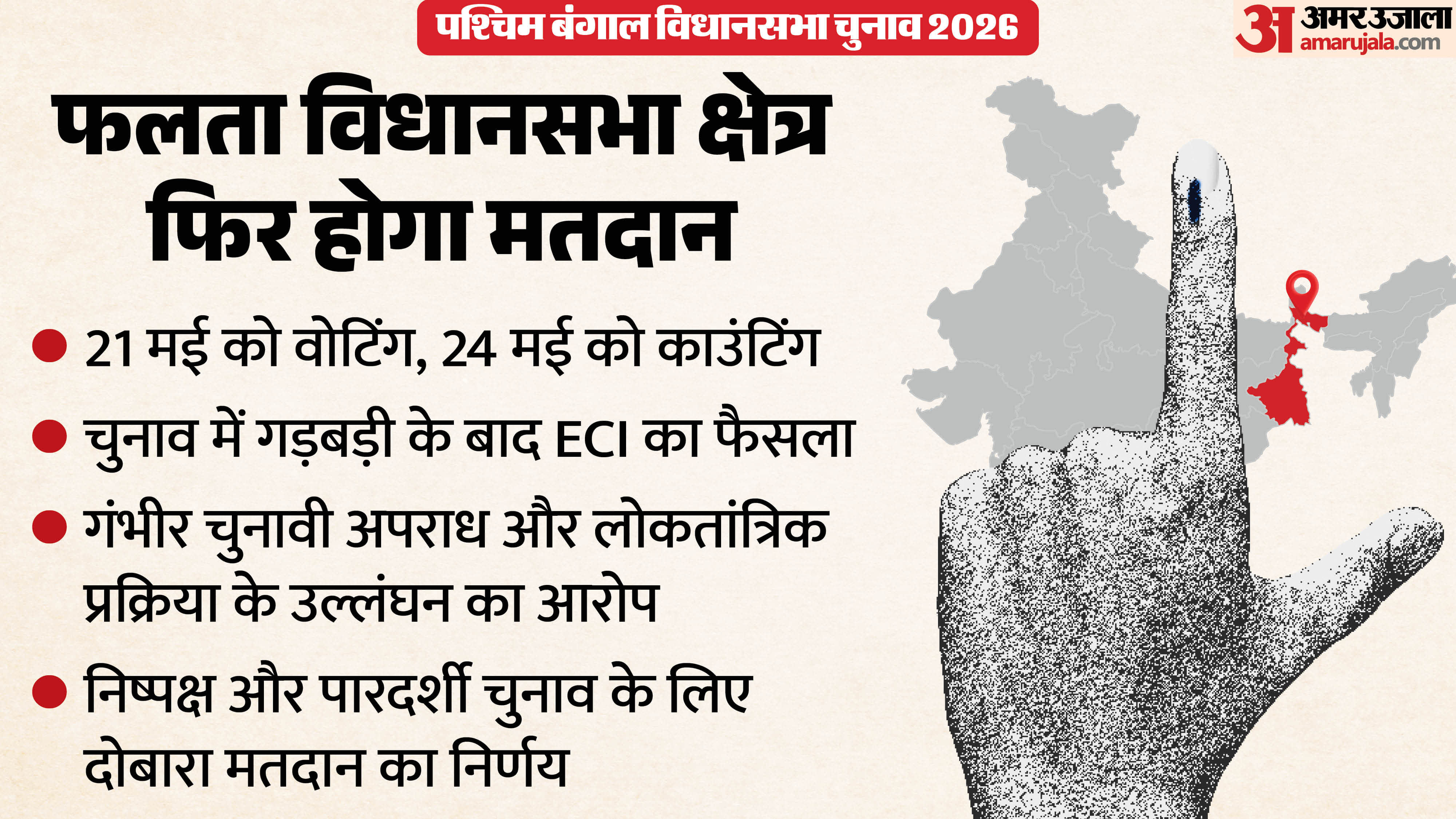 फलता सीट पर दोबारा मतदान का फैसला