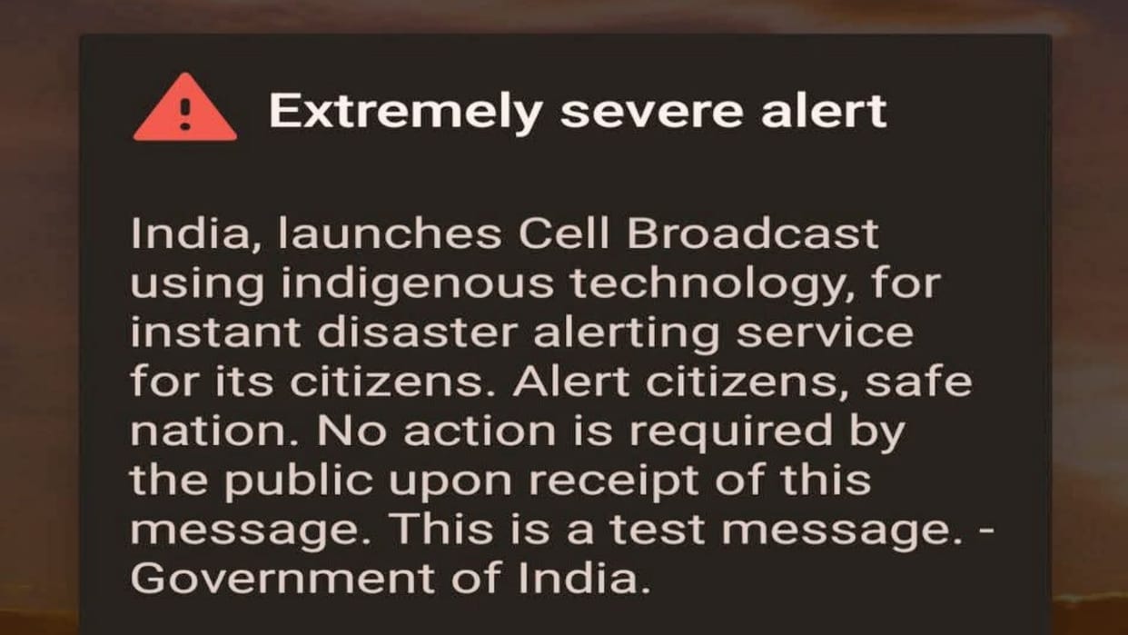 Nationwide Test of Emergency Alert System: People Startled by 'Extremely Severe Warning' Messages on Mobile Ph
