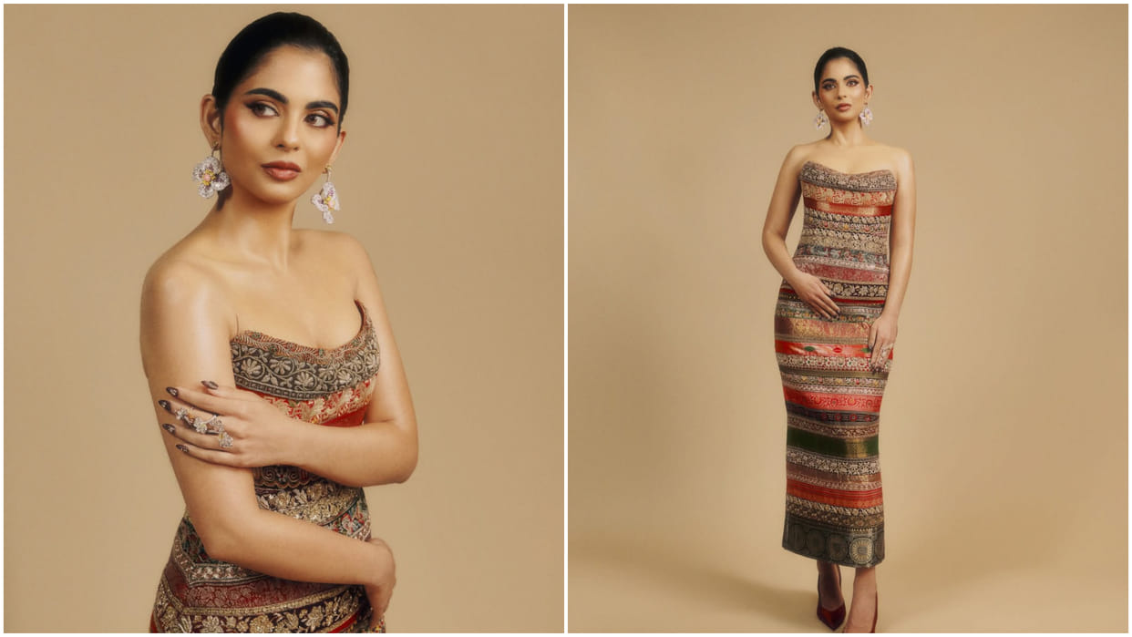 Isha Ambani attend Met Gala pre-party stuns in custom creation by Manish Malhotra collaboration with Swadesh