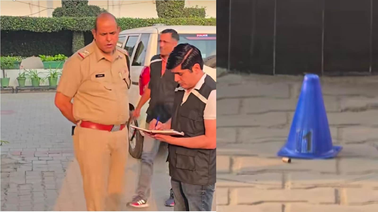 जांच के लिए मौके पर पहुंची पुलिस