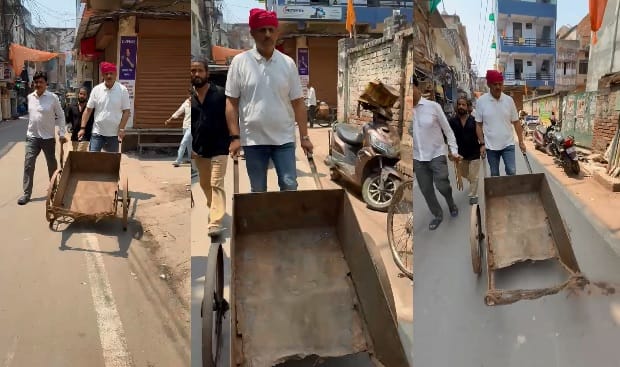Kanpur Is it garbage truck or is truck itself garbage MLA Amitabh Bajpai fumes over dilapidated sanitation