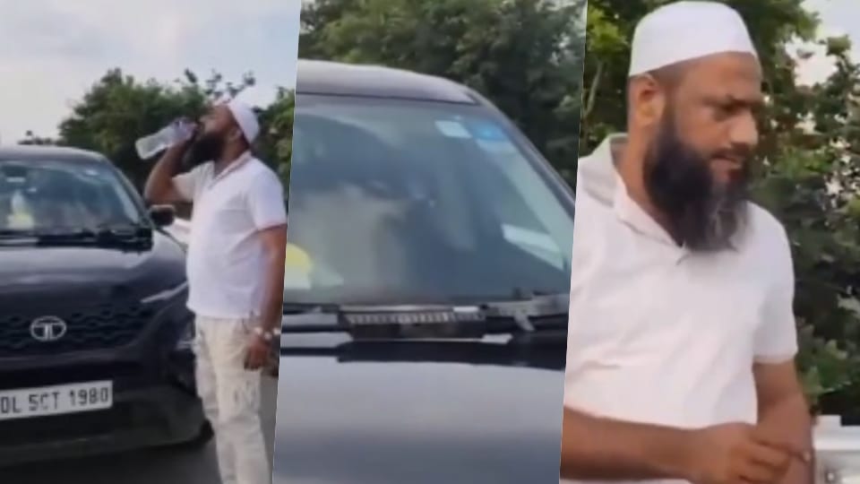 AIMIM Leader Creates Reel with Modern Weapons Placed on Car Bonnet