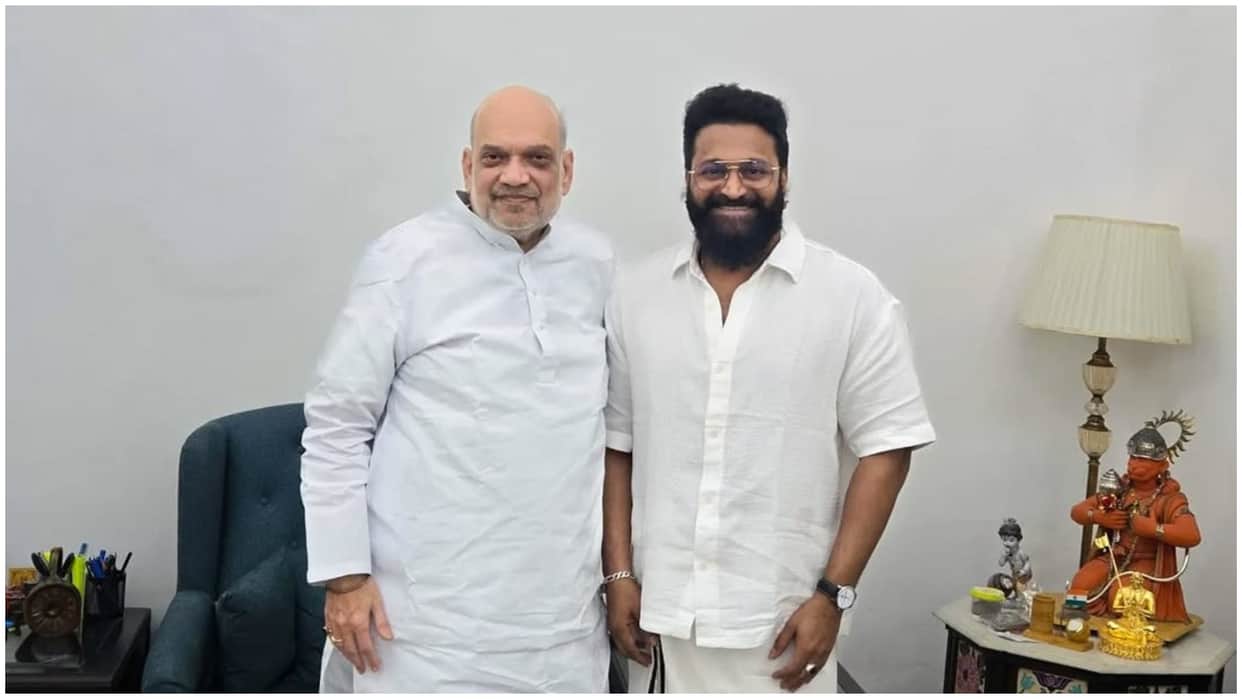 Rishab Shetty Meets Amit Shah Discusses about kantara chapter 1 and Indian cinema