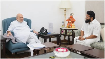 Rishab Shetty Meets Amit Shah Discusses about kantara chapter 1 and Indian cinema