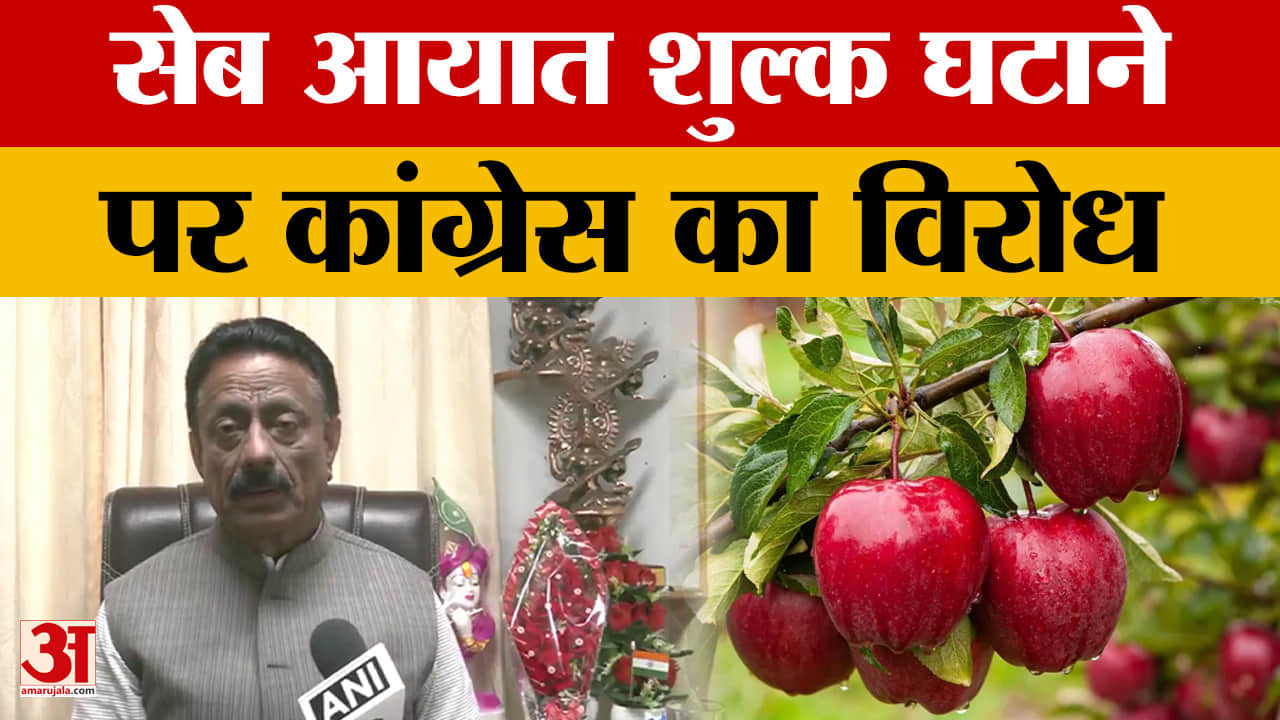 सेब आयात शुल्क घटाने पर कांग्रेस का विरोध, कुलदीप राठौर बोले- हिमाचल की अर्थव्यवस्था पर असर