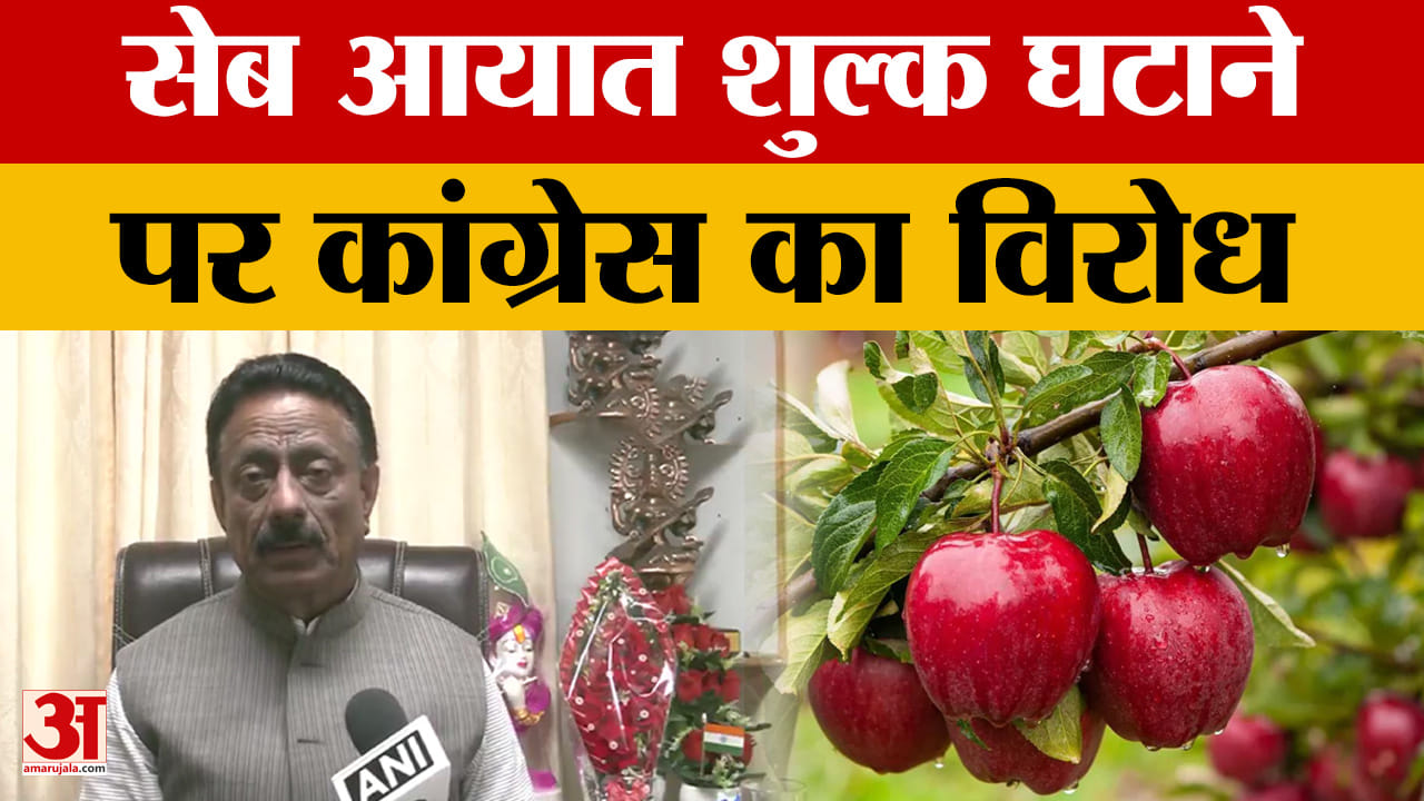 सेब आयात शुल्क घटाने पर कांग्रेस का विरोध, कुलदीप राठौर बोले- हिमाचल की अर्थव्यवस्था पर असर