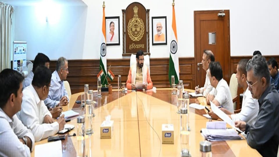 CM Saini held a review meeting to prevent water crisis