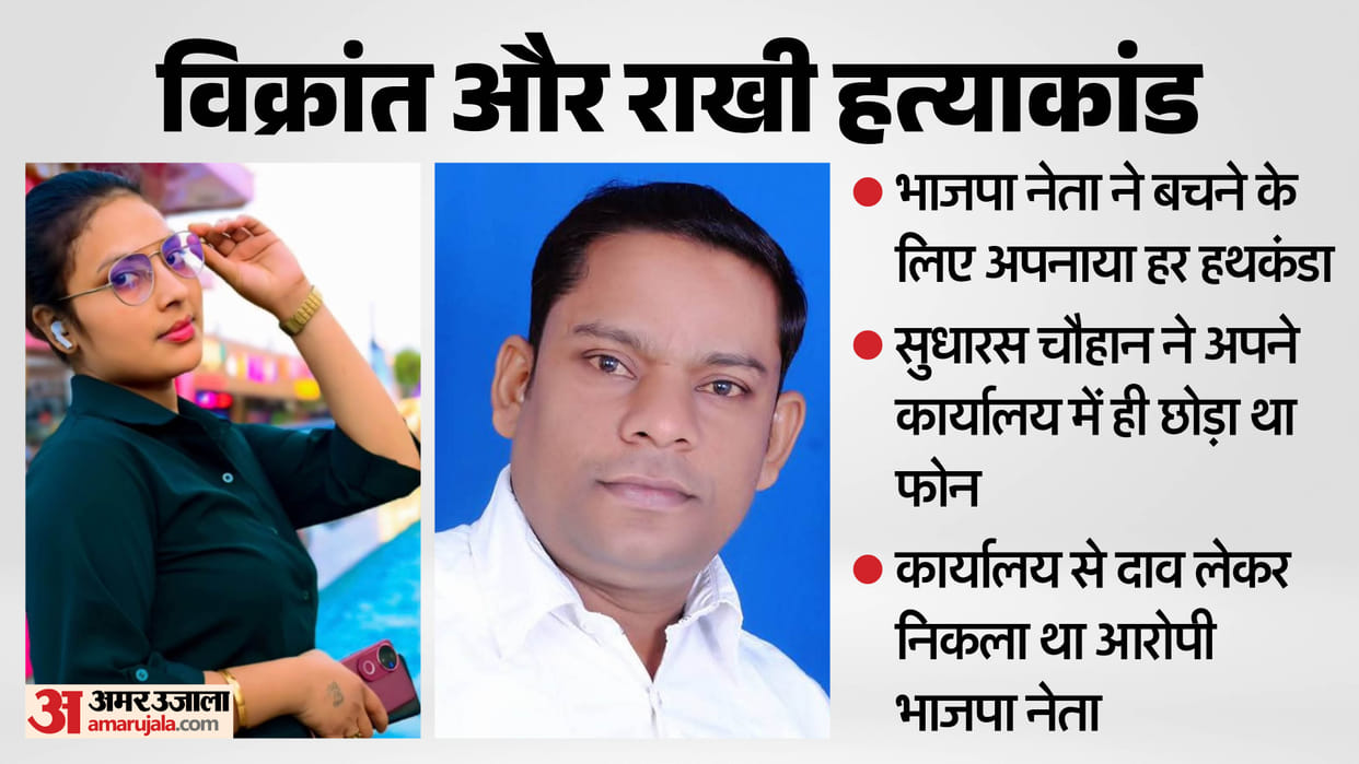 Vikrant and Rakhi Murder BJP Leader Took Sharp weapon from office to Murder Rakhi and left his phone behind
