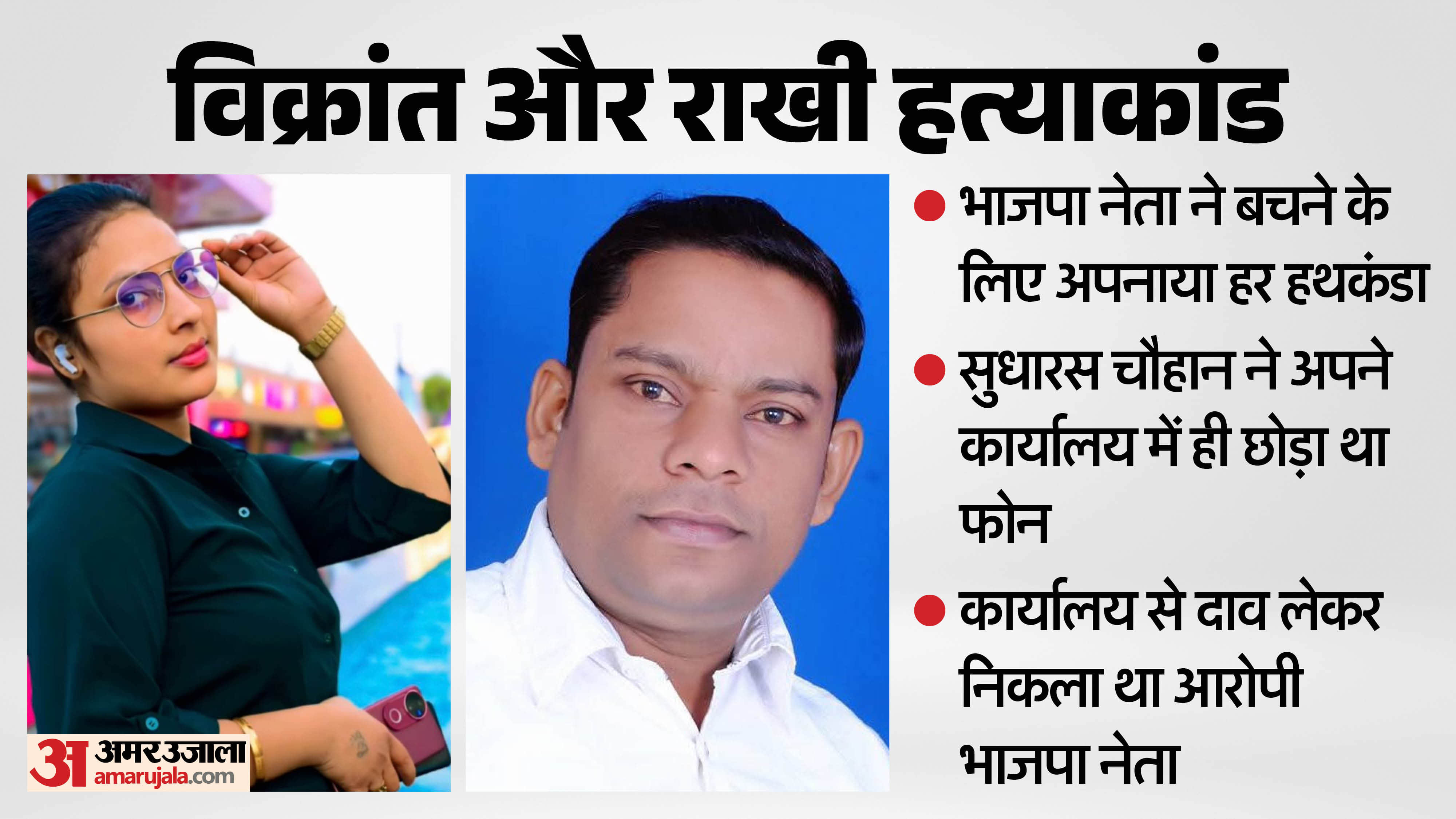 Vikrant and Rakhi Murder BJP Leader Took Sharp weapon from office to Murder Rakhi and left his phone behind