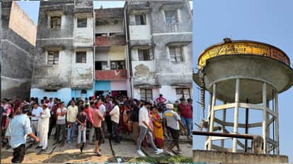 In Siddharthnagar, children climbed onto a water tank while playing; two teenagers died.