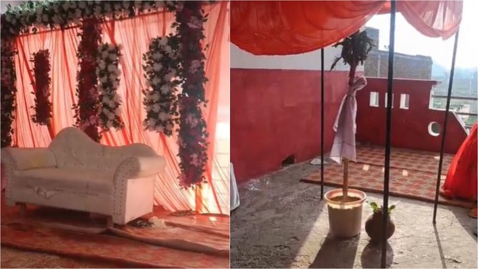 groom ran away from wedding ceremony after seeing his sister-in-law