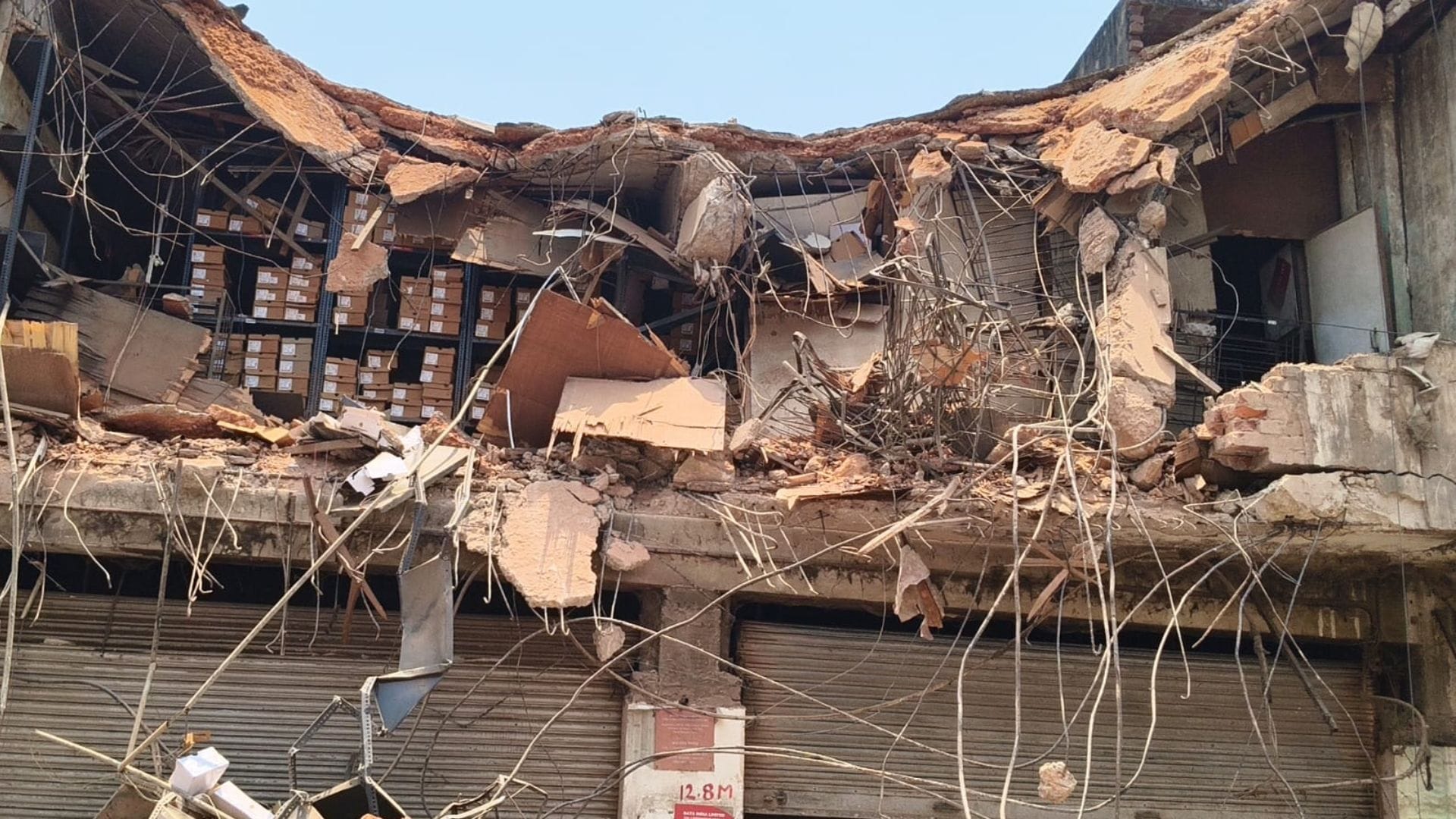 Bulldozer Action in Chandauli Eight Major Structures Demolished Plumes of Dust Rise on GT Road