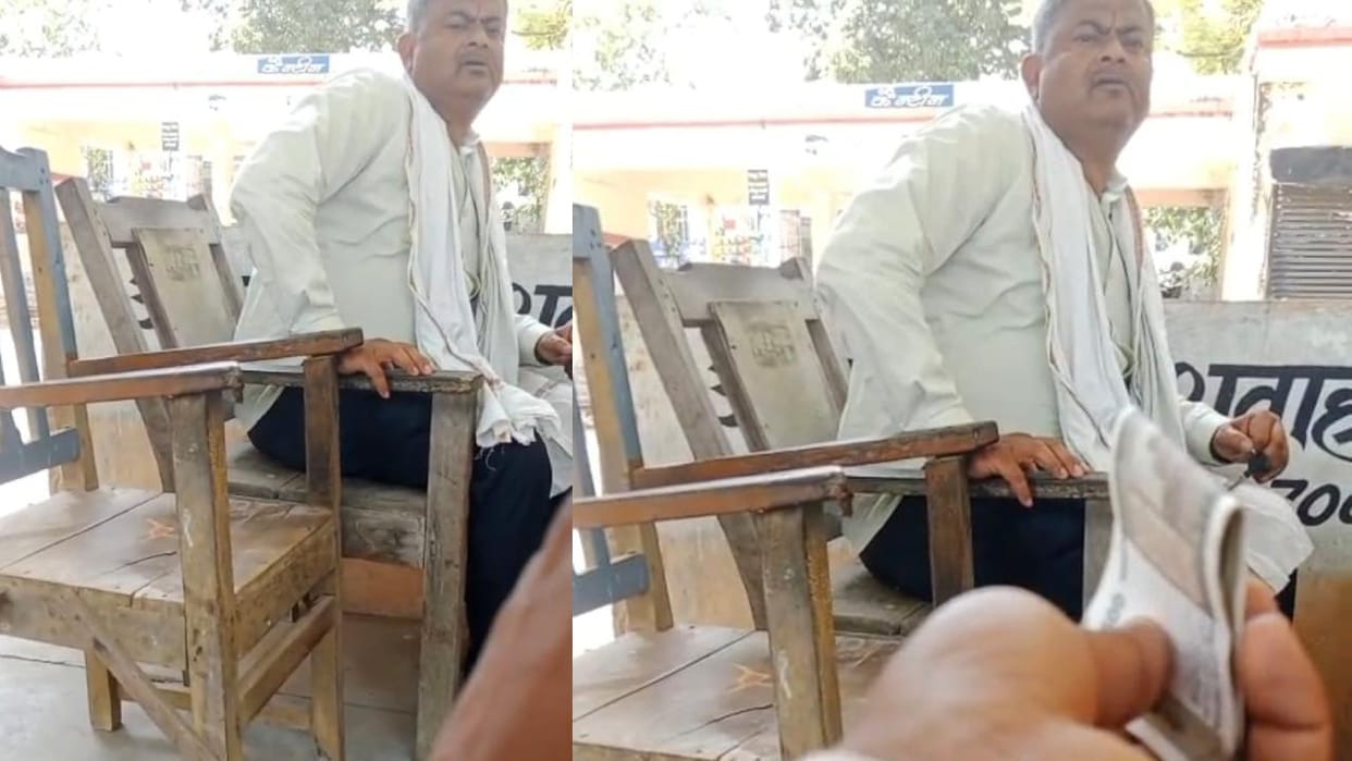 Lalitpur: Lekhpal demanding bribe suspended, action taken after video goes viral, case of Mahroni tehsil