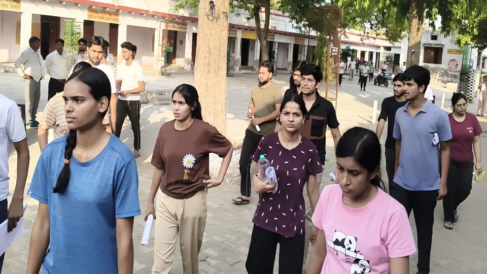 NEET exam held at three centres in Hathras