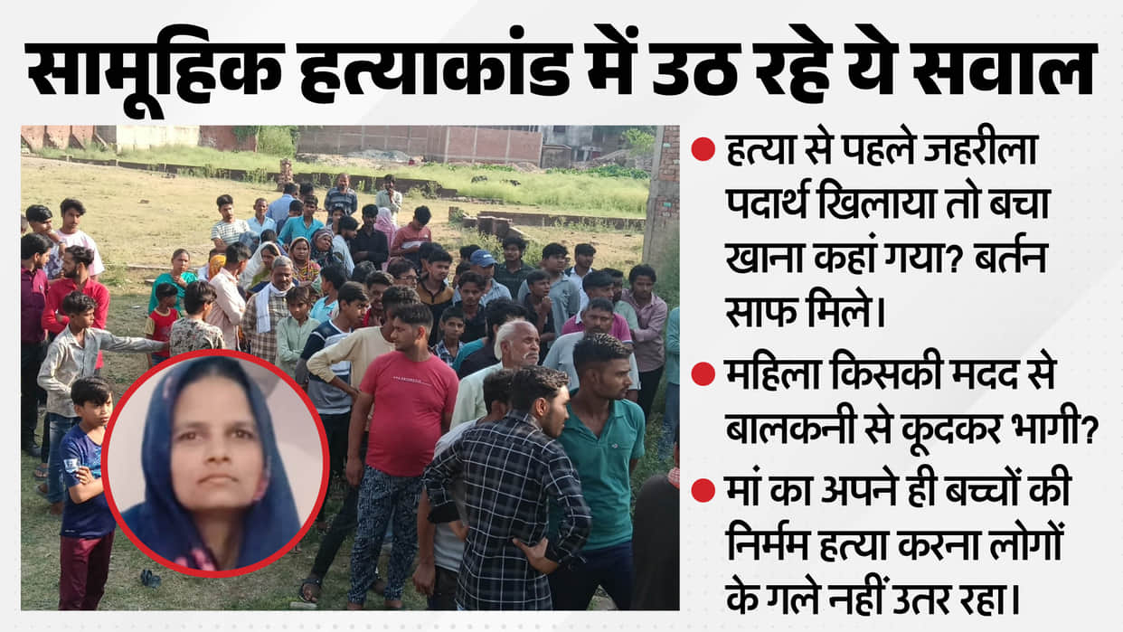 Ambedkar Nagar Case: Clean Utensils Hint at Planned Murder of Four Children by Mother