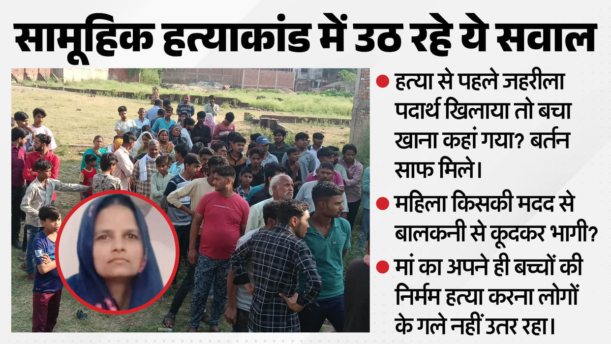 Ambedkar Nagar Case: Clean Utensils Hint at Planned Murder of Four Children by Mother